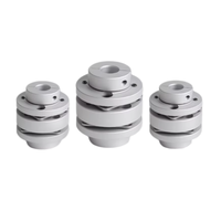 Accouplement flexible à diaphragme à palier en alliage d'aluminium LK3, simple ou double disque, pour moteur pas à pas et servo