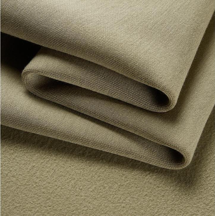 59%Recycle Polyester 18%Bamboo 17%Cotton 6%Spandex Eco-Friendly Organic Fleece 400GSM High Quality Sports Wear Fabric for Girls