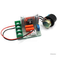 Regulator Tegangan 2000W AC 50-220V Dimmer SCR Pengatur Daya untuk Perbaikan Rumah & Kontrol Kecepatan Motor