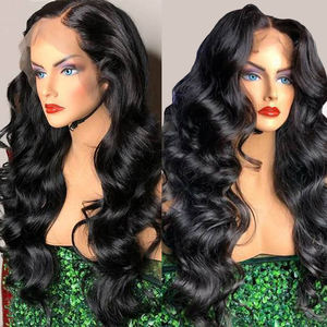 Achats en ligne pour femmes, perruques de cheveux humains, apparence réelle, indétectable, Body Wave Lace Front Wig - Product Image 4
