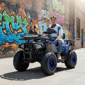 Nouveau modèle 2025 <span class=keywords><strong>Quad</strong></span> 200cc à transmission automatique par chaîne, 4 roues, 4 temps, 2 roues motrices, essence/diesel, pour adultes - Product Image 1