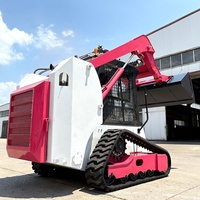 Livraison Gratuite Chargeuse Compacte à Chenilles Économique Diesel EPA/EURO 5 4x4 Moteur Yanmar Haute Puissance