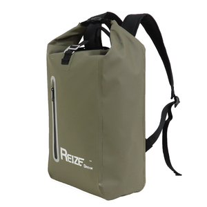 Cadre de vélo sec recyclé de qualité IPX6 500D bâche PVC extérieur noir ouest vélo <span class=keywords><strong>Camping</strong></span> sac fourre-tout étanche sac à dos - Product Image 2