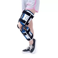 Attelle de fixation articulaire de la hanche/du genou/de la cheville/professionnelle médicale pour la jambe, en nylon respirant, personnalisable par le fabricant, Taijie TJ-KM008