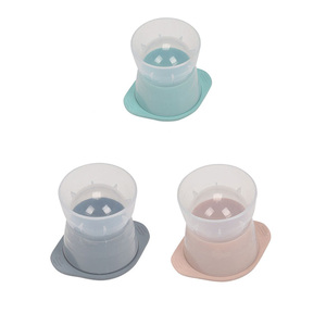 Molde Reutilizable Ecológico para Hacer Bolas de Hielo de Silicona Transparente con Tapa y Logotipo Personalizado - Product Image 4