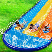 Tapis de surf gonflable en PVC en forme de requin pour trois enfants, jouet aquatique d'extérieur, capacité 3L, FY FY-01, outils et accessoires de piscine
