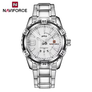 นาฬิกาควอตซ์ NAVIFORCE 9117 รุ่นยอดนิยมสำหรับผู้ชาย สายสแตนเลสสตีล กันน้ำ ดีไซน์ทันสมัย เหมาะสำหรับใส่ลำลองและเล่นกีฬา ปี 2025 - Product Image 4