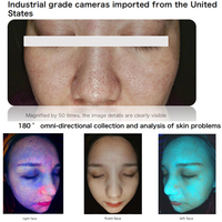 Máquina de Análisis Facial NewFace Pro Dermatology Clinic 3D AI Digital 8 10 Spectrum Multispectral RGB UV PL para Detección de Acné