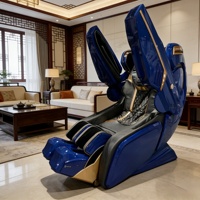 Nouveau design 2026 – Appareil de massage corporel complet 4D SL Track éco-responsable avec airbag chauffant, rouleaux Shiatsu, commande vocale IA et Bluetooth – Zéro gravité