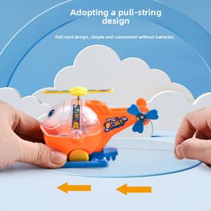 <span class=keywords><strong>Avion</strong></span> et hélicoptère à cordes en plastique pour enfants, modèle <span class=keywords><strong>de</strong></span> dessin animé, nouveauté, jouet <span class=keywords><strong>de</strong></span> stand, prix <span class=keywords><strong>de</strong></span> la maternelle, vente en gros - Product Image 2