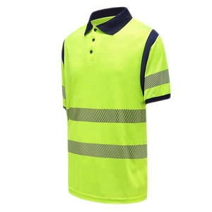 Camiseta de Seguridad de Manga Corta, <span class=keywords><strong>Alta</strong></span> <span class=keywords><strong>Visibilidad</strong></span>, Cinta Reflectante Termosellada, Camiseta de Trabajo Transpirable de Seguridad Reflectante - Product Image 4