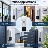 Contrôleur d'accès intelligent Secukey XK10-WiFi RFID avec clavier, application Tuya, étanche IP66, compatible EM HID Mi-fare, pour 10000 utilisateurs