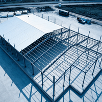 Bâtiment d'entrepôt préfabriqué de 30*50m avec structure en acier et matériaux écoénergétiques