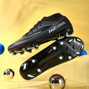 Chaussures de football unisexes Cristiano <span class=keywords><strong>Ronaldo</strong></span> Assassin, nouvelle collection automne-hiver, crampons TF, crampons longs, chaussures d'entraînement, tige en mesh - Product Image 2