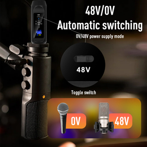Sistema Inalámbrico Aidi W3, Transmisor y Receptor Inalámbrico para Micrófono de Mano, Afinación de Sonido de Instrumentos, Batería de Plástico de 1000 mAh - Product Image 5