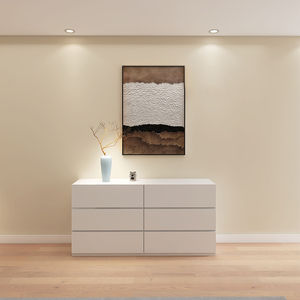 Aparador de madera maciza simple moderno <span class=keywords><strong>para</strong></span> el hogar, muebles de tocador de baño de almacenamiento grande - Product Image 5