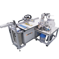 Machine à coudre industrielle robotisée SOMAX SM-21ST à grande vitesse pour le nettoyage automatique des bords de serviettes en tissu, qualité supérieure
