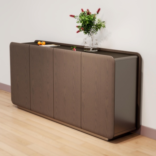 Modern Premium Solid Wood Office Storage Cabinet with Desk Organizer & Cupboard for School and Hotel Use Durable Large Capacity