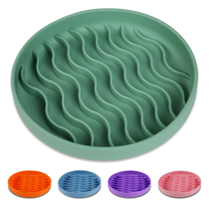 Cross-border Hot Rectangle Portable Silicone Pet Licking <b>Mat</b> for <b>Cats</b> and Dogs Slow Feeding Bowl Dongguan Made - Product Image 1