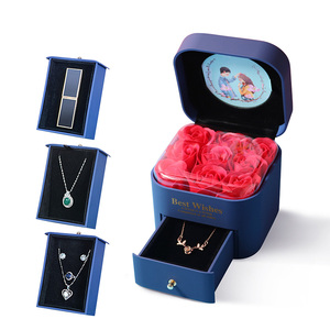 New Thương Mại Nhựa Rõ Ràng Nắp Hiển Thị Trong Suốt Bản Lề Pe Phim Màng Hộp Đồ Trang Sức - Product Image 5