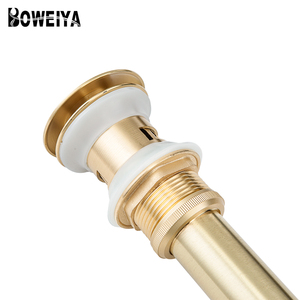 Vàng Brass Lọc Giỏ Tóc Catcher Chống Tắc Nghẽn Pop Up Cống Stopper Vanity Tàu Chìm Bồn Rửa Phòng Tắm Chìm Cống Với Tràn - Product Image 4