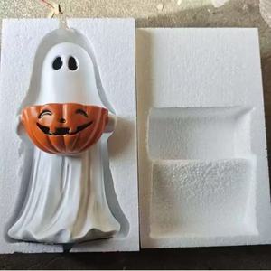 2026 Platos de Resina de Alta Calidad con Diseño de Calabaza Fantasma para Halloween, Adorno de Escritorio, Venta al por Mayor - Product Image 5