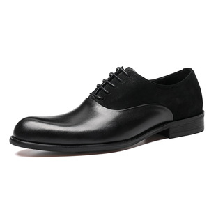Chaussures en cuir premium pour homme, style business britannique, cuir véritable, broderie décorative, design personnalisé - Product Image 2