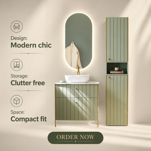 Meuble-lavabo sur pied au design personnalisé et tendance pour <span class=keywords><strong>appartement</strong></span> ND01-1 - Product Image 1