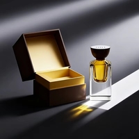 Flacon de parfum en verre transparent de luxe, nouveau design, haute qualité, vide, avec pompe pulvérisatrice, 30ml 50ml 75ml, pour sérum de soin de la peau - Vente chaude