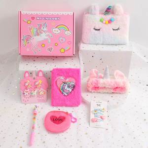 Caja de Regalo de la Serie Unicornio para Niños, Set de Papelería para Regalo de Cumpleaños, Caja de Regalo para Estudiantes - Product Image 3