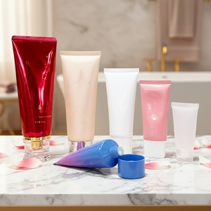 Custom Empty ABL <b>Plastic</b> Cream Squeeze Cosmetic Packaging <b>Tubes</b> 30ml 50ml 100ml 120ml 150ml Flip Lid Skincare Printing - Product Image 1