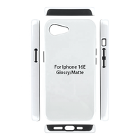 Prosub Großhandel 3D 2 in 1 beschichtet für Iphone 16e Blank Sublimation Telefon hülle Benutzer definierte Druck magnet Schutzhülle