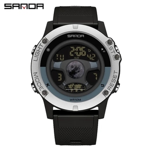 <span class=keywords><strong>Montre</strong></span> Sanda 9024 en forme de <span class=keywords><strong>voiture</strong></span> pour homme, <span class=keywords><strong>montre</strong></span> numérique LED, montres de sport de plein air, montres pour homme étanches, Relogio Masculino - Product Image 4