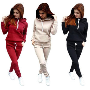 Survêtement <span class=keywords><strong>en</strong></span> molleton éponge pour femme, survêtement de course à pied, pantalon de jogging, sweat à capuche, ensemble de 2 pièces, tendance 2023 - Product Image 6