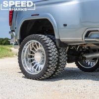 Jantes forgées 26x14 28x16 22x12 8x170 8x180 Super Single Forged pour camion, à déport profond, pour Ford F250 F350 et GMC Sierra 2500HD