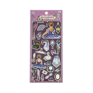 2 Hojas/paquete de Pegatinas con Diseño de Cuento de Hadas en Estilo Vintage, Materiales para Manualidades, Decoración de Tarjetas y Cuadernos, <span class=keywords><strong>Arte</strong></span> de <span class=keywords><strong>Collage</strong></span> - Product Image 5