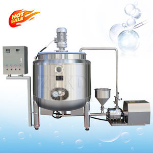 Tanque de mezcla de acero inoxidable de gran capacidad para mezcla de líquidos industriales - Product Image 5