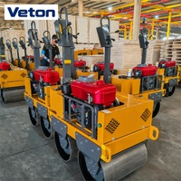 Compacteur routier manuel compact Contractor Choice avec double roue motrice pour une maniabilité efficace sur chantier