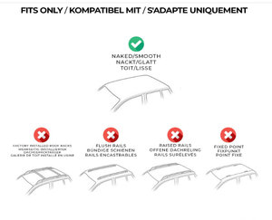 2019-2024 <span class=keywords><strong>pour</strong></span> Hyundai Kona EV <span class=keywords><strong>antivol</strong></span> noir barres de toit en aluminium barres transversales supérieures voyage Kayak canoë Surf accessoires extérieurs - Product Image 4