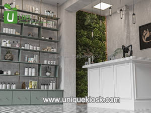 Mobilier de magasin de cosmétiques Offre Spéciale comptoir de maquillage moderne armoire de soins de la peau attrayante belle étagère murale de magasin de cosmétiques à vendre - Product Image 6