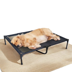 Lit surélevé pour chat de style militaire, amovible et lavable, avec cadre en alliage solide, emballage en boîte, adapté à toutes les saisons, taille S pour chats et chiens - Product Image 2