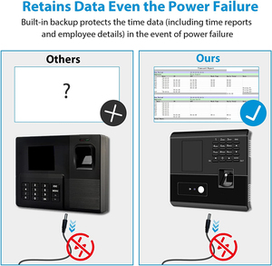 Máquina de Control de Asistencia con Reconocimiento <span class=keywords><strong>Facial</strong></span> NFace102-S, Reconocimiento Dinámico de Huellas Dactilares y <span class=keywords><strong>Facial</strong></span>, Todo en Uno, Inteligente - Product Image 3