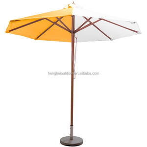 Sombrilla para patio al aire libre, sombrilla de columna media, Guardia de pie de jardín, sombrillas publicitarias redondas de 3 metros con flecos - Product Image 3