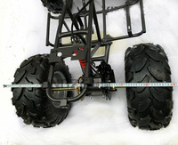 125cc 150cc 200cc 250cc Go Kart Karting ATV UTV Quad Dune Buggy atvutv Corps Cadre Châssis Pièces Avec Roues De 8 Pouces