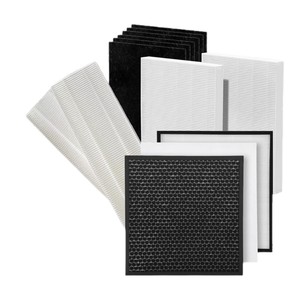 Compatible With Fellowes AeraMax100 <b>Air</b> <b>Purifier</b> AM3 Activated Carbon <b>HEPA</b> Filter H13 40 Pack - Product Image 1