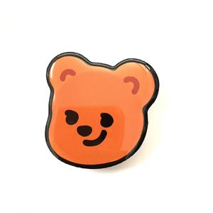 Feuille acrylique personnalisée 3d ours pierre précieuse anneau de cœur doigt vide transparent support de poignée de téléphone portable prise de support <span class=keywords><strong>pour</strong></span> support - Product Image 6