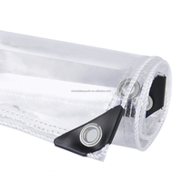 Bâche en PVC non tissé enduit, imperméable, de poids moyen, avec film isolant transparent en vinyle, marque CHENLAI