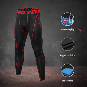 Celana Olahraga Pria Bahan Bernapas untuk Fitness, Atletik, dan Workout, Model Ketat dengan Pinggang Elastis untuk Gym - Product Image 4