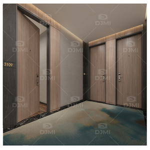 Puertas de fabricante superior de China para hoteles, puerta de madera personalizada para Hotel, 90min, puerta de madera a prueba de fuego - Product Image 5