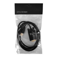 Cable DisplayPort a VGA Mindpure de 1.8 m, 1080P 60Hz, Adaptador DP a VGA Activo Chapado en Oro para PC, Laptop, Monitor, Proyector